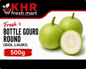 brightfarms bottle gourd round (gol lauki) 500g