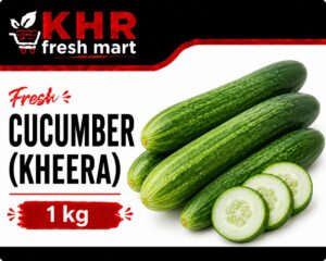 brightfarms fresh cucumber (kheera) 1kg