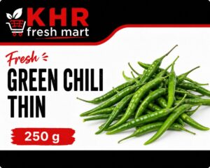 brightfarms green chili thin 250g