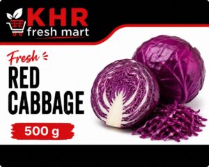 brightfields fresh red cabbage 500 g