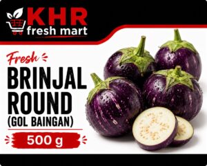 brinjal round (gol baingan) 500g